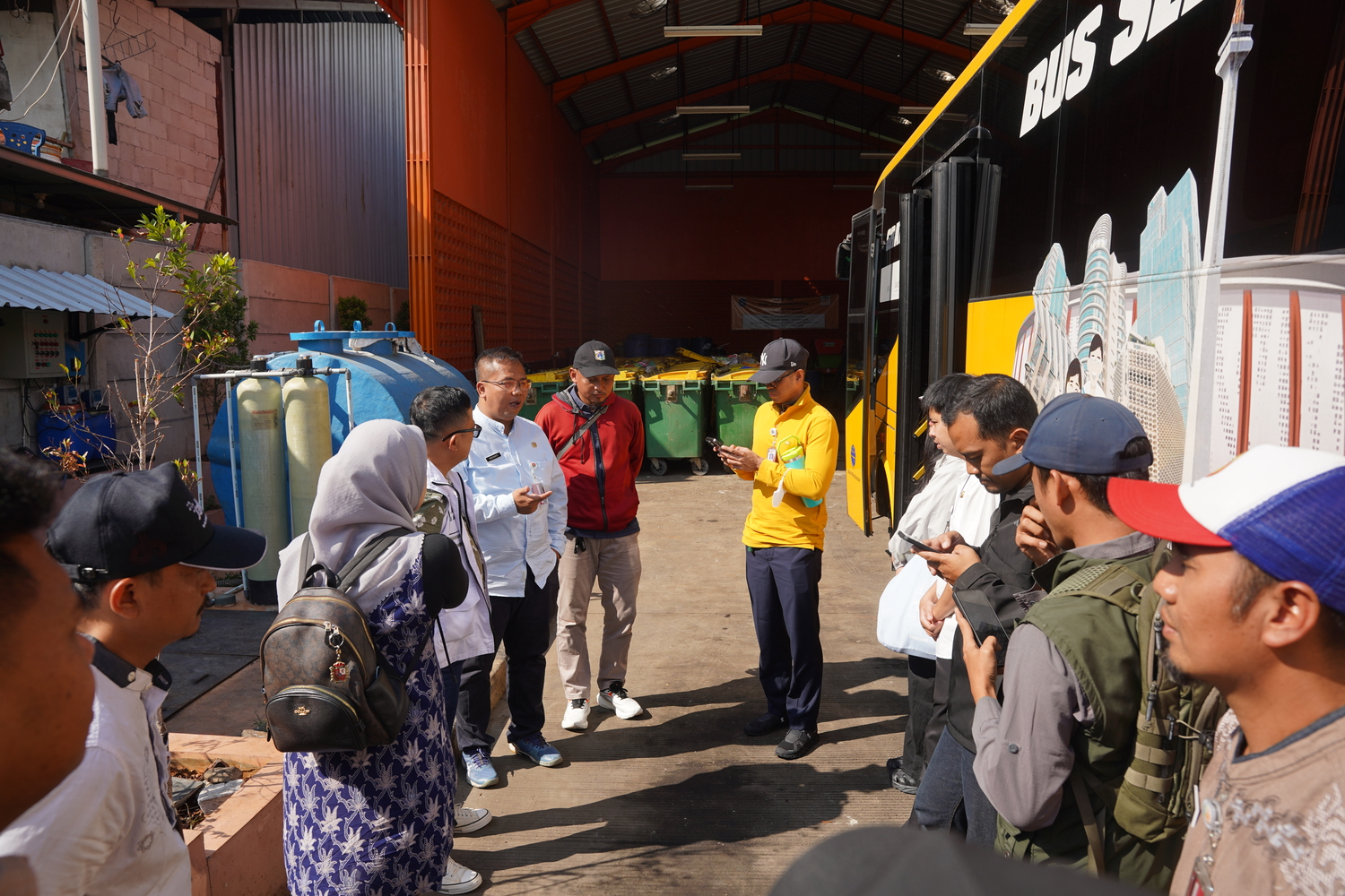 Peninjauan Lokasi Tempat Pengolahan Sampah Organik di Wilayah Kota Administrasi Jakarta Utara
