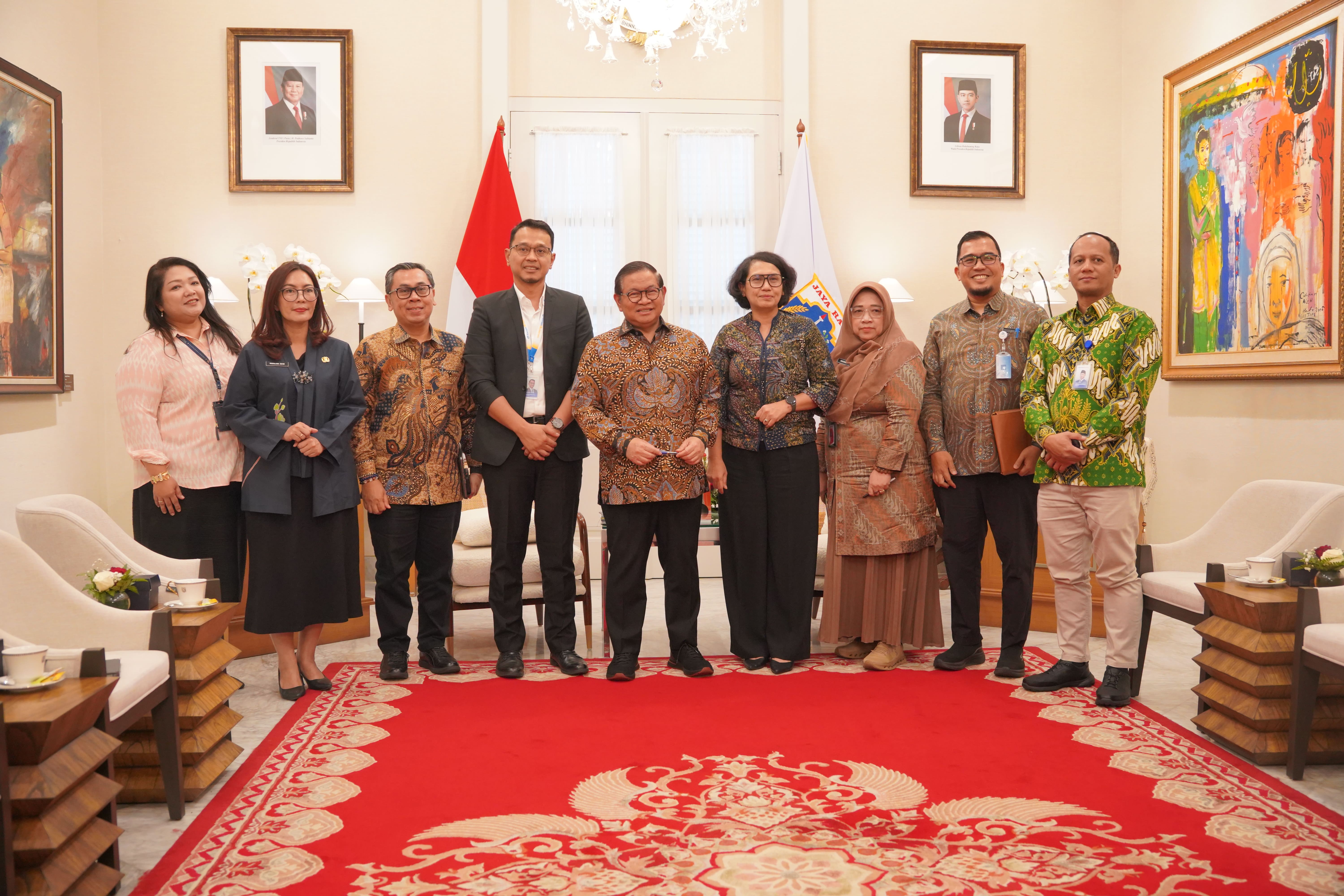 Menerima Audiensi Sekretaris Jenderal Kementerian Pendidikan Dasar dan Menengah RI, Ibu Suharti